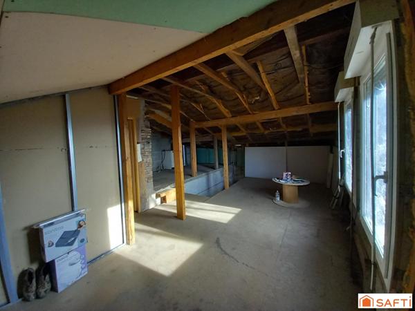 Maison à rénover entièrement 70m2 parcelle 626m2