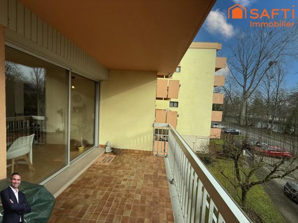 Charmant appartement de 2 pièces avec cave, terrasse et vue dégagée