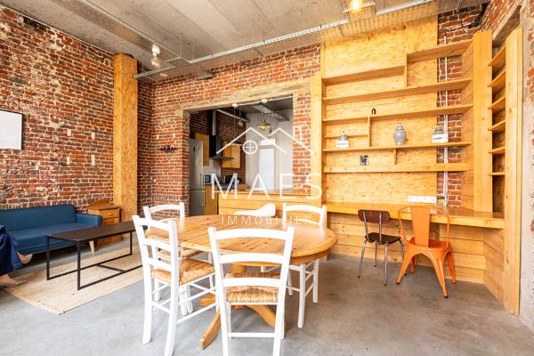Appartement type Loft – Terrasse – 2 chambres – Lille