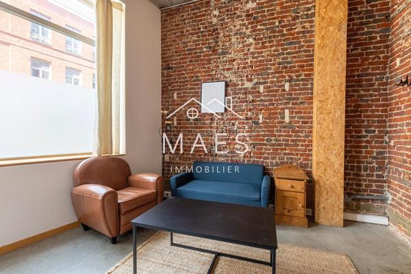 Appartement type Loft – Terrasse – 2 chambres – Lille
