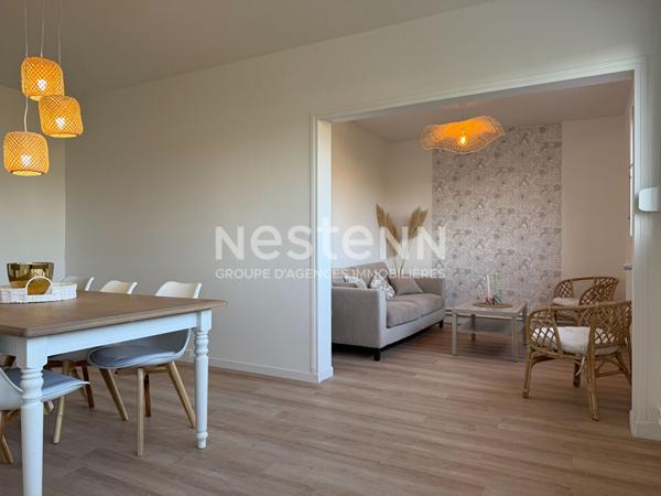 Appartement rénové - 3 chambres - Garage - 1er étage - Belleville sur Meuse