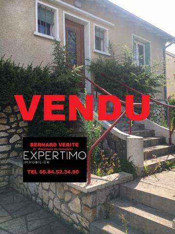 Saint-Doulchard (18230) VENDU Maison 5pièces de 82m2 édifiée sur Sous-sol sur Parcelle de 800m2 à St Doulchard