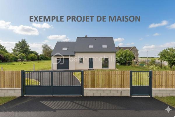 Terrain de 820 m²