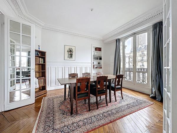 Pereire / Maillot - appartement d'angle en étage élevé, vue dégagée