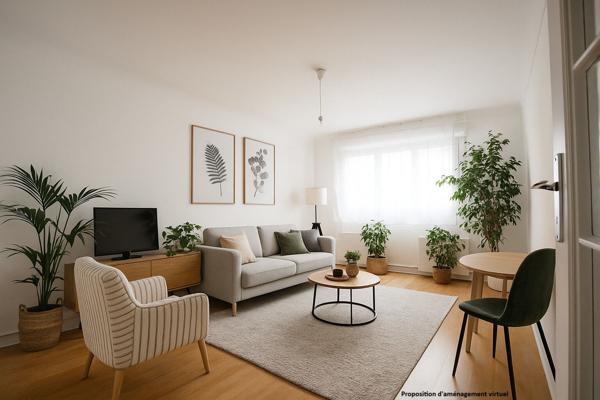 Bordeaux Ornano - T3 à rafraîchir avec terrasse de 9m².