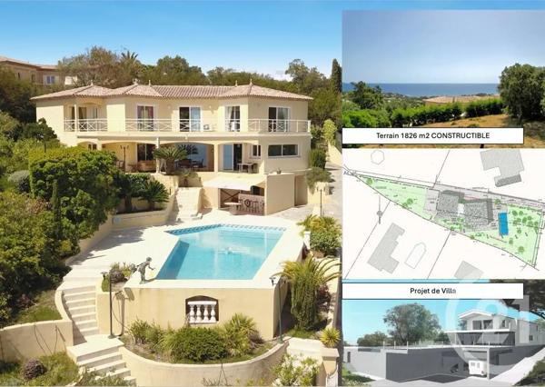 Maison à vendre  8 pièces - 289,94 m 2   STE MAXIME  - 83