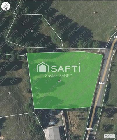 Terrain de 2900m² à Tanavelle (15100)