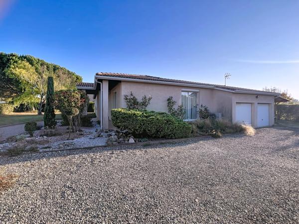 Maison 6 pièces de plain-pied – 141 m² – Parcelle 1 200 m² – Secteur Pechbonnieu / Gratentour