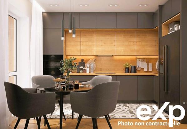 T4 de 85m² avec terrasses et jardin