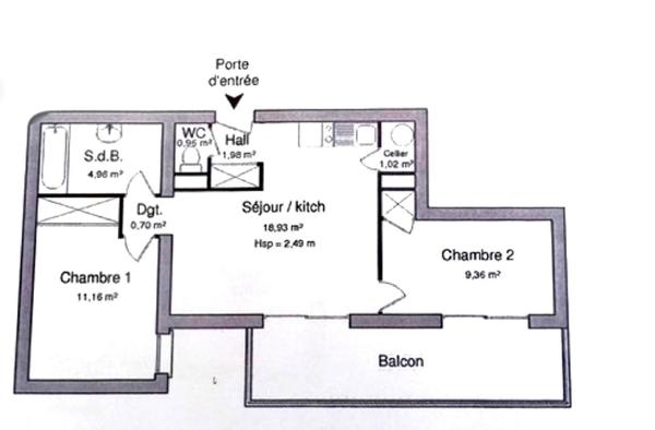 La Rochelle Minimes ? T3 avec terrasse et parking, dernier étage avec ascenseur €259 500 ** - Référence MR686D1