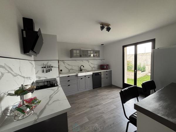 Grande maison de plain pied 4 chambres avec jardin