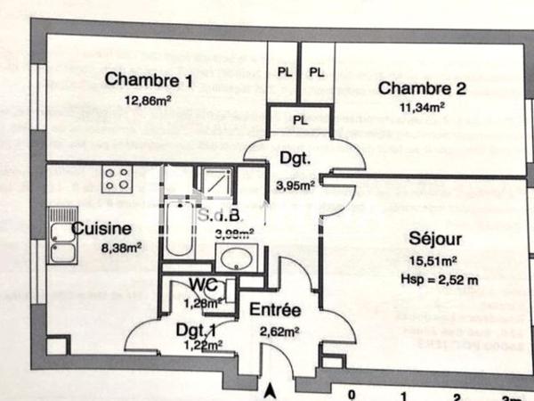 À vendre Appartement 3 pièces 61 m² - Poitiers 86000