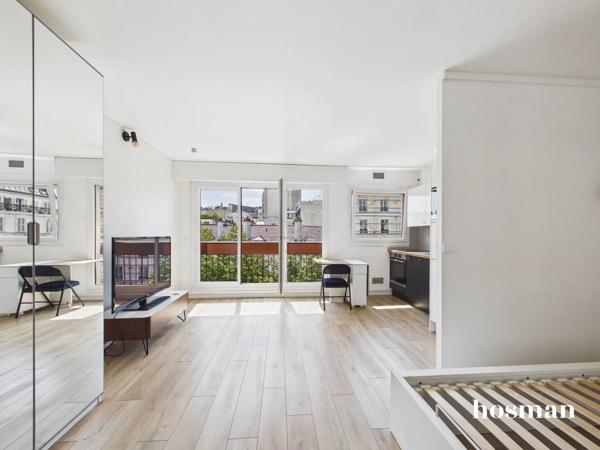 Coup de coeur - Studio de 29 m2 - Lumineux avec une vue dégagée - Rue Saint-Maur - Paris