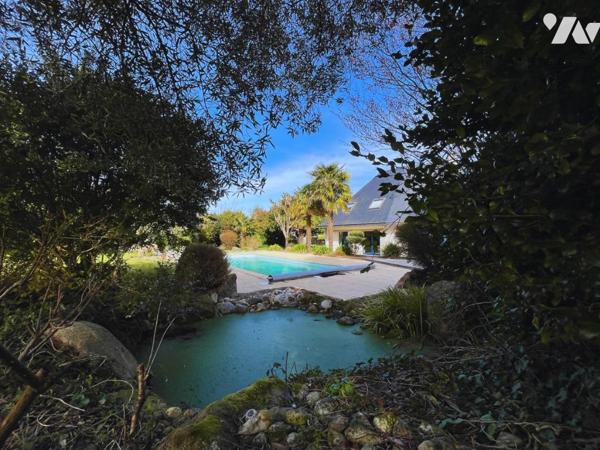 Maison - propriété - 3500 m2 - Piscine - expo sud - La Foret Fouesnant - 125 m2 - extension possible