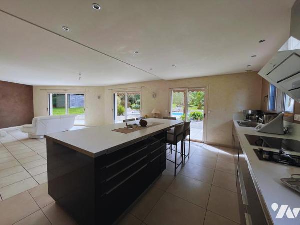 Maison - propriété - 3500 m2 - Piscine - expo sud - La Foret Fouesnant - 125 m2 - extension possible