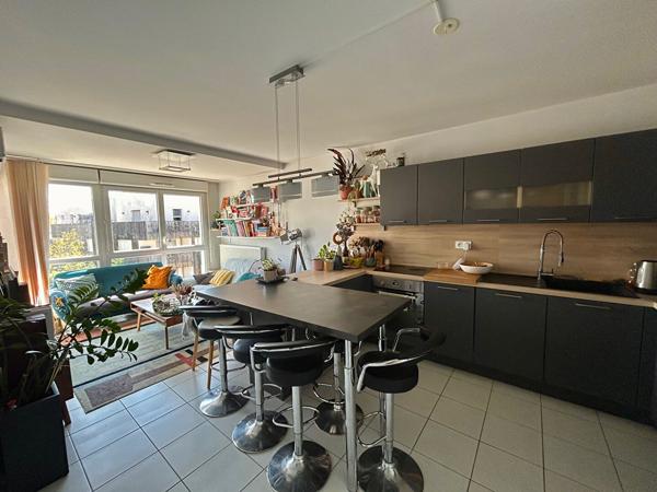Appartement T2 Villeurbanne MAISONS-NEUVES Proche Lyon 3, Copropriété 2016, Terrasse, Climatisation