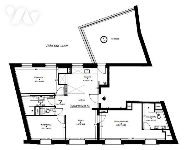 Appartement  avec terrasse