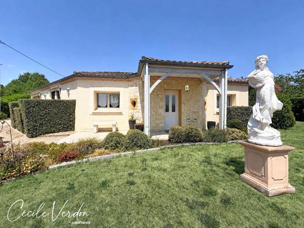 Plain-pied 145 m2, 4 chambres sur 2319 m2 de terrain à vendre 6 pièces BERGERAC (24)