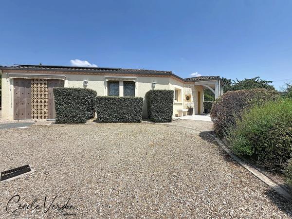 Plain-pied 145 m2, 4 chambres sur 2319 m2 de terrain à vendre 6 pièces BERGERAC (24)