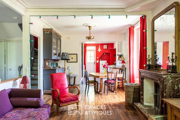 Maison de maître dans son écrin bucolique