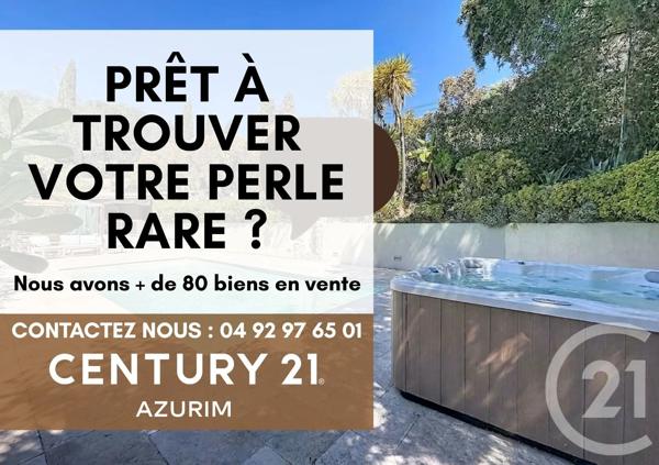 Maison à vendre  5 pièces - 186,14 m 2   MANDELIEU LA NAPOULE  - 06