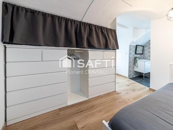 Beau 2 pièces refait à neuf, cadre résidentiel recherché