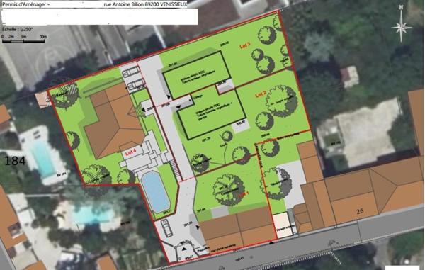 RARE Hyper-centre : Terrain viabilisé 579 m² au calme absolu # maison plain-pied