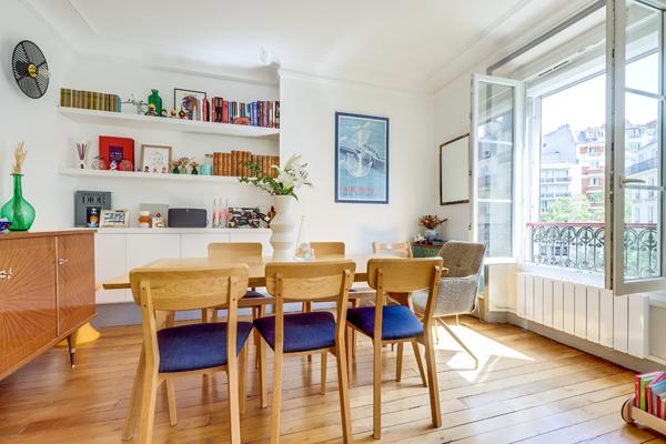 Appartement Paris 75017 Guy Môquet 4 pièces 73 m2