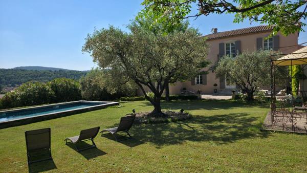 84340, MALAUCENE, A 5 mn à pied du centre-village, BASTIDE DE 8 PIECES DE 203 M² sur 1815 m² de TERRAIN clos avec Piscine