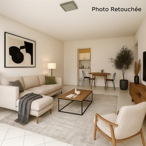 À découvrir sans tarder ! Spacieux T2 lumineux avec balcon et vue dégagée