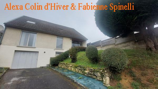 Pavillon décoration récente, sous-sol et garage limitrophe Soissons