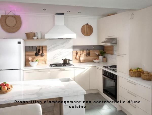 Appartement  3 pieces  avec terrasse 17 m² proche des commodités