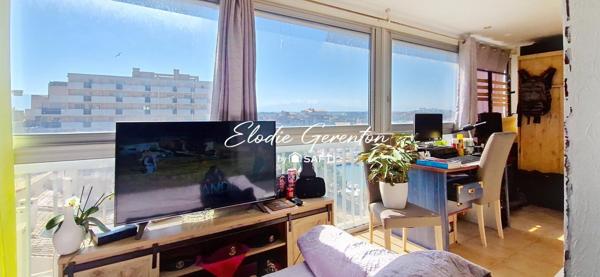 T2 vue mer avec terrasse et place de parking