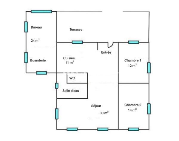 Maison 6 pièces - 170 m² Exclusivité efficity