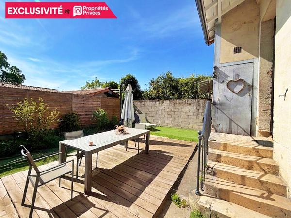 Maison de ville Carbon Blanc 3 pièce(s) 63 m2 avec jardin et cave