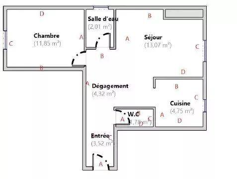 Vente                                                      Appartement
                        
                     2 pièces                      41 m2                     à Asnières-sur-Seine