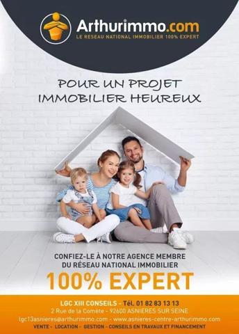 Vente                                                      Appartement
                        
                     2 pièces                      41 m2                     à Asnières-sur-Seine