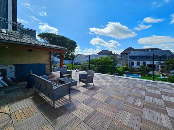 Dpt Hautes Pyrénées (65), à vendre TARBES appartement bourgeois en hyper centre avec terrasse