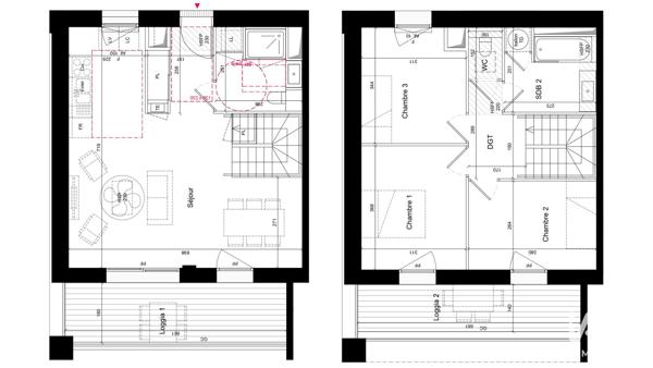 Appartement (neuf) à vendre 4 pièces 88 m² Villeurbanne