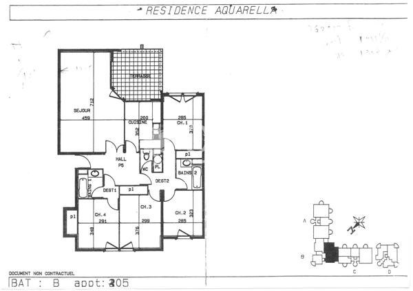 Appartement · Location Lattes (34970) 5 pièces · 107m²