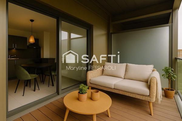 Malraux Neudorf, 2 pièces avec terrasse Strasbourg