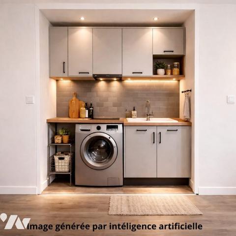 Gaillon - Studio de 33 m2 avec cave et place de parking