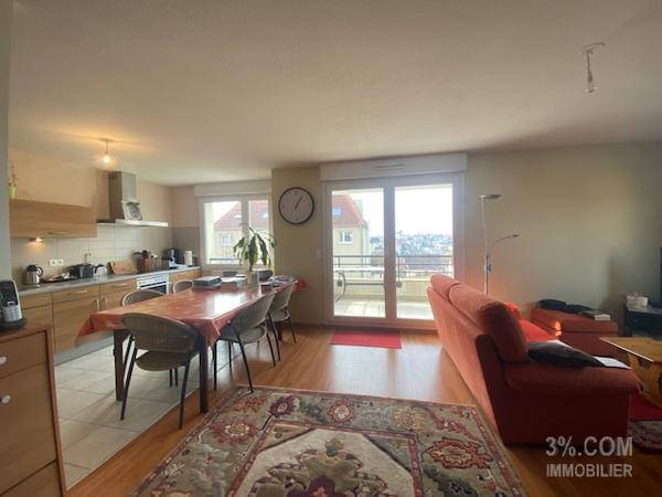 3%COM Bel appartement F4 avec terrasse et grand garage  Hochfelden (67270)