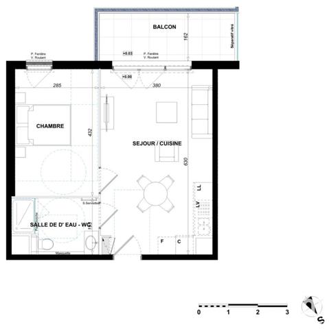 Appartement à vendre 2 pièces 41 m² Antibes