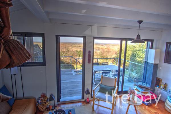 Gujan-Mestras (33470) Villa bois 3 chambres en première ligne