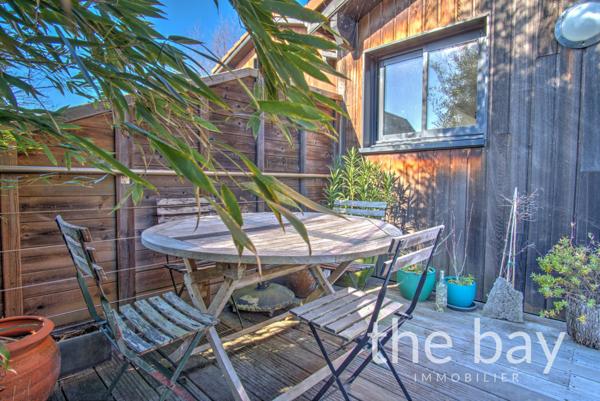 Gujan-Mestras (33470) Villa bois 3 chambres en première ligne