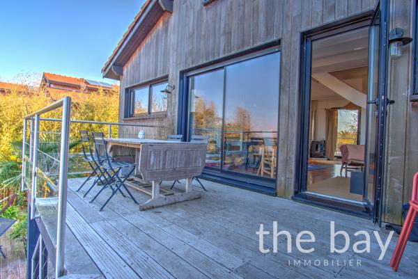 Gujan-Mestras (33470) Villa bois 3 chambres en première ligne