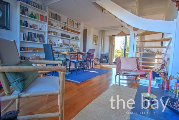 Gujan-Mestras (33470) Villa bois 3 chambres en première ligne