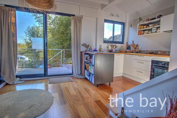 Gujan-Mestras (33470) Villa bois 3 chambres en première ligne