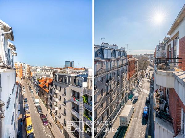 Dernier étage avec ascenseur et balcon